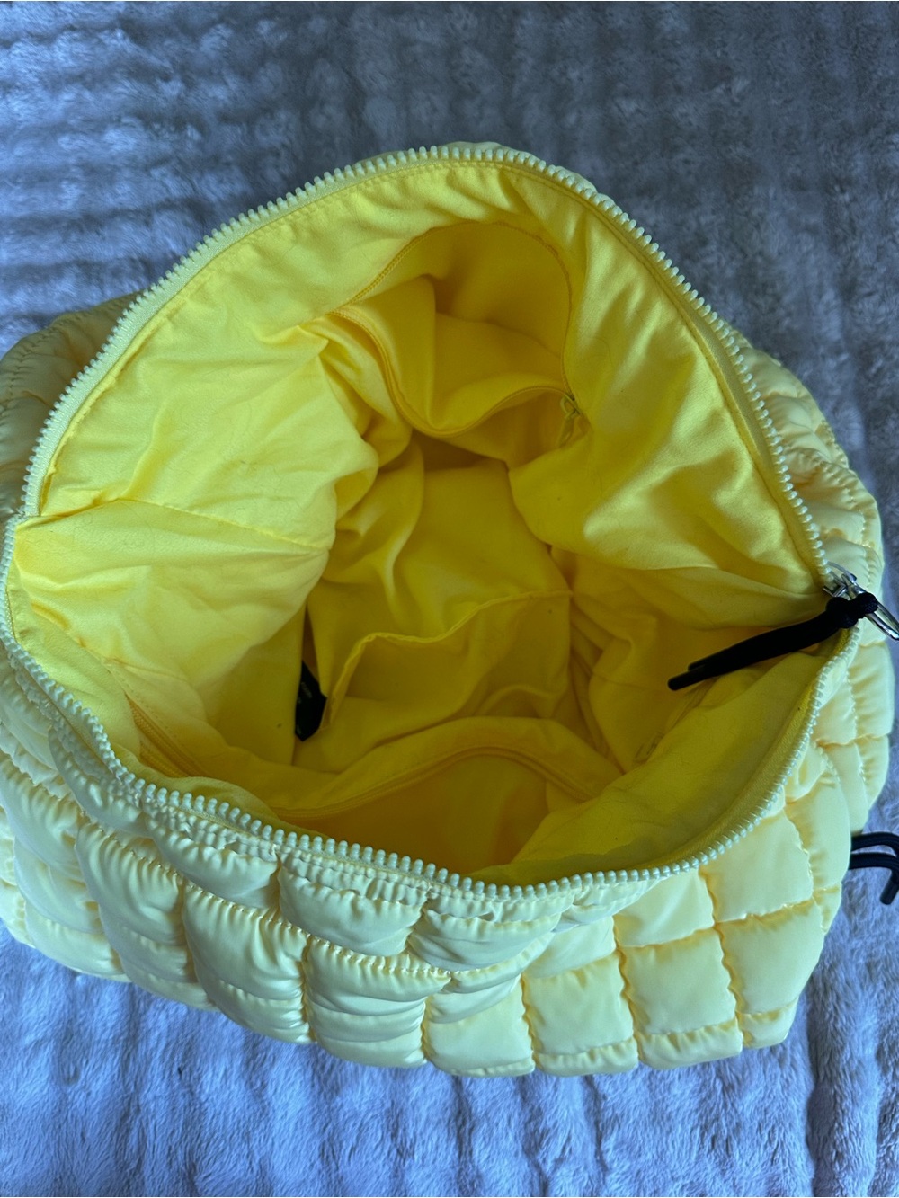 EUC FREE PEOPLE FP Movement Quilted Carryall Sun Yellow - Picture 9 of 9